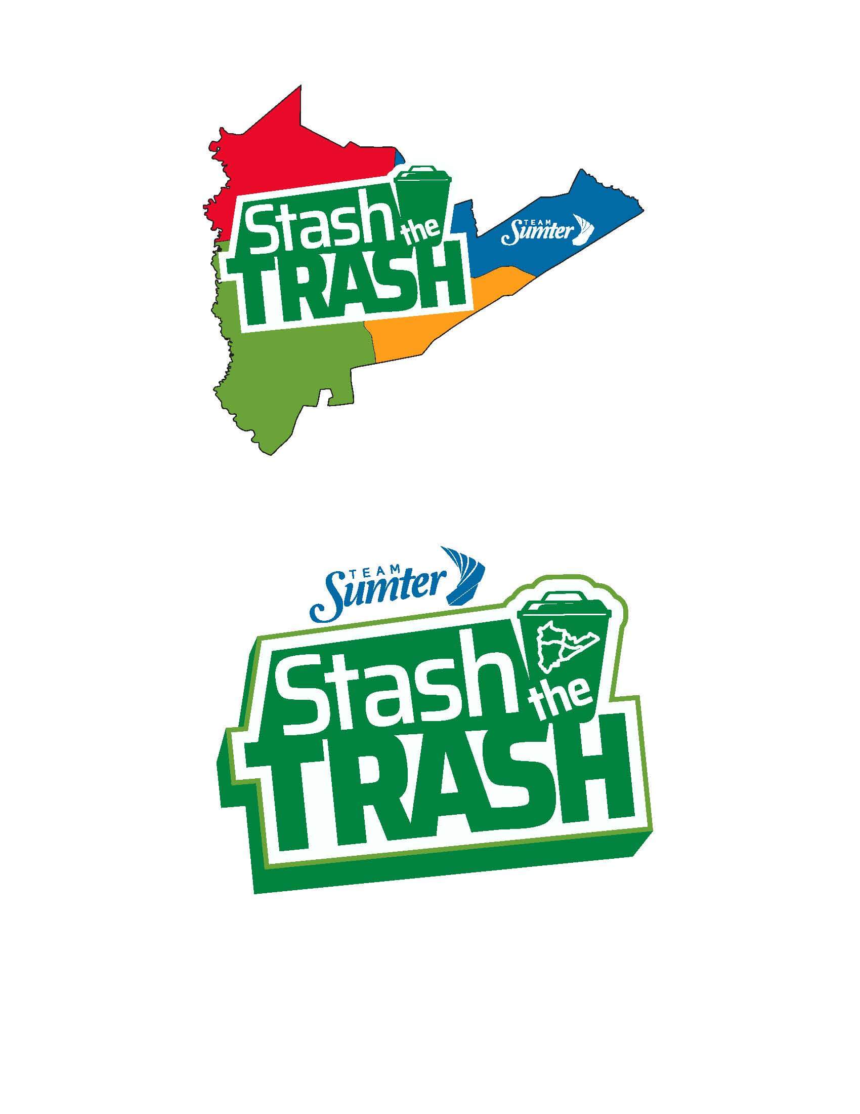 stash the trash logo stash the trash logo